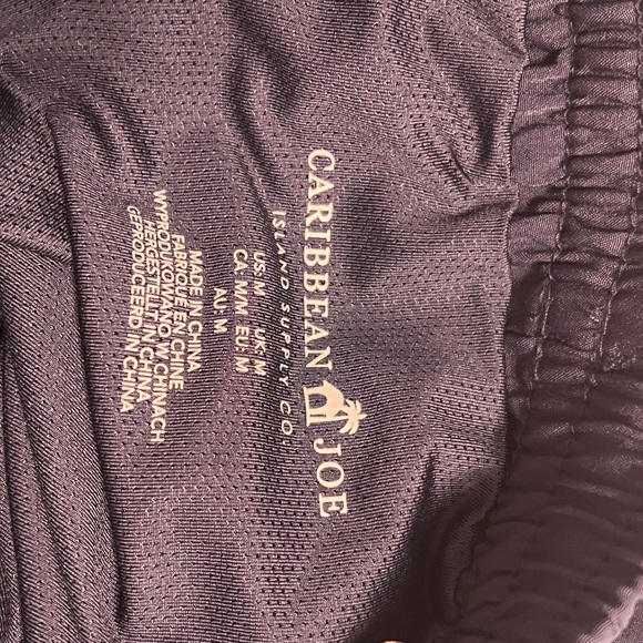 Caribbean Joe Men’s Swim Trunks Shorts & Fishing Camp Shirt Set / Size M UPF 50 - Picture 4 of 10